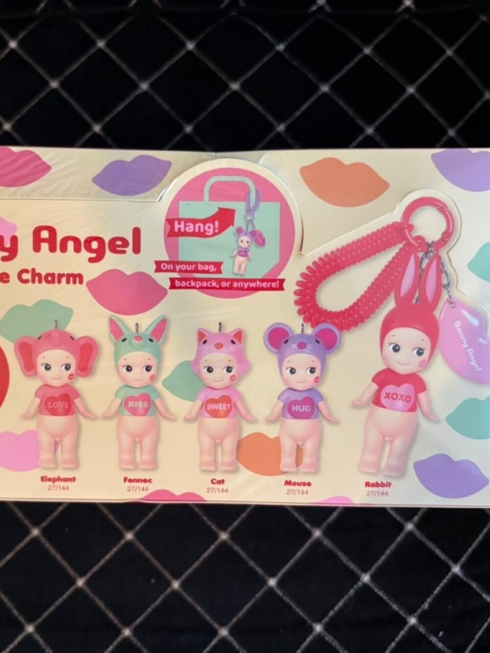 Brand New Sonny Angel Kiss Kiss Series Valentines Mini Figure Keychain Full Set